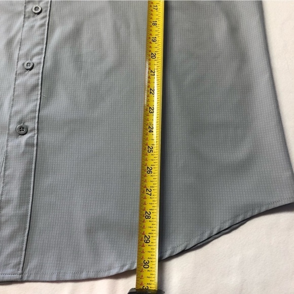 Reel Legends Vented Grey Lightweight Fishing Short Sleeve Shirt Size Large - Picture 11 of 11
